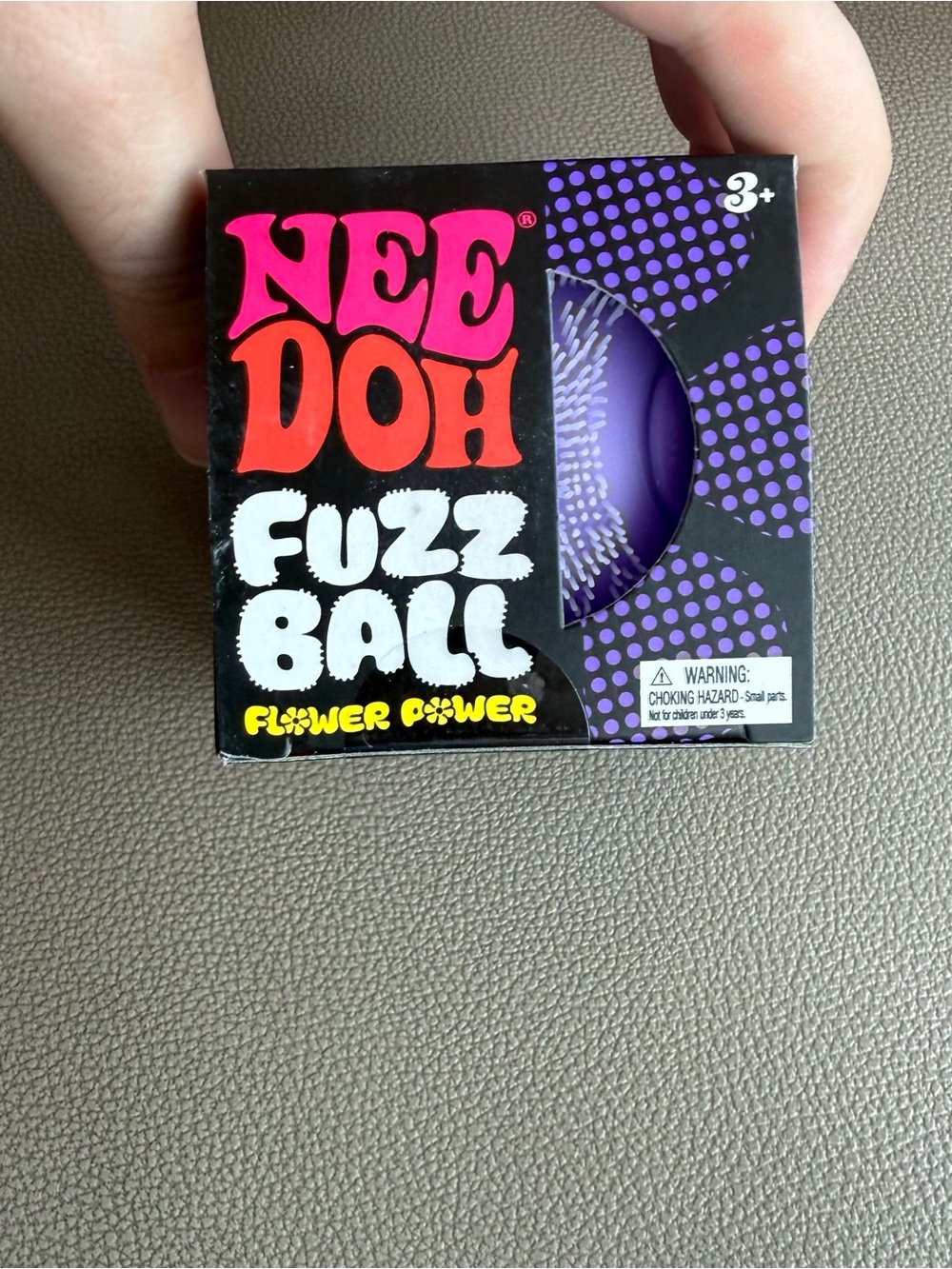 Purple NeeDoh Fuzz Ball
